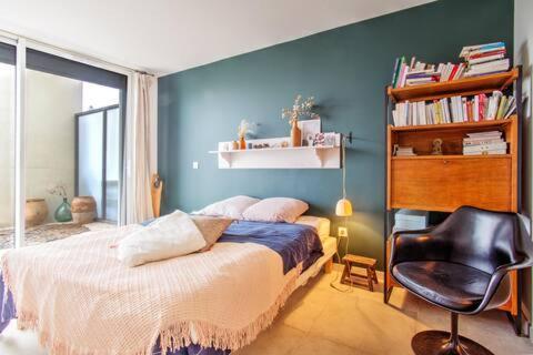 Suite Parentale Avec Sdb Dans Appartement Avec Rooftop Montpellier Bagian luar foto